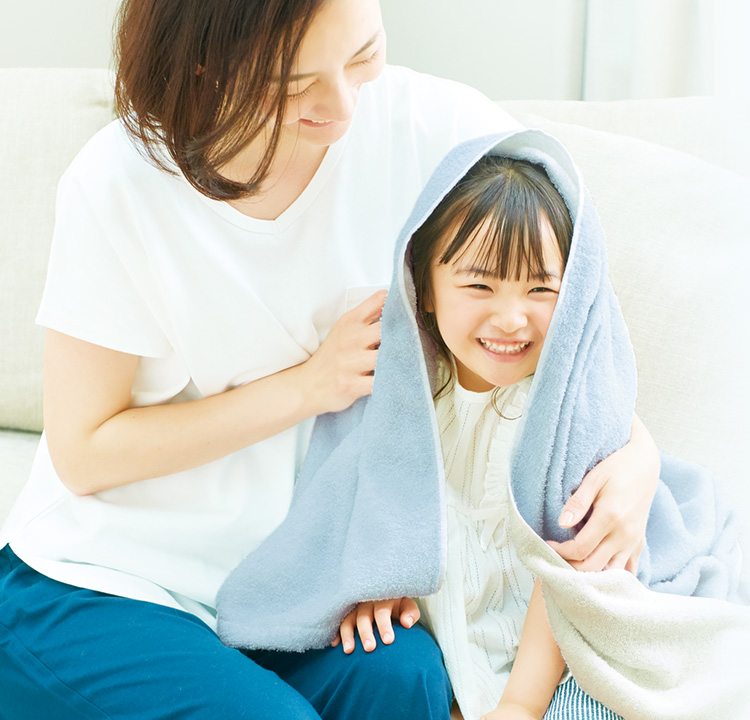 職人の技術が光る吸水性とやわらかさ