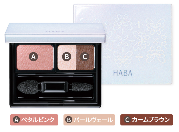 AペタルピンクBパールヴェールCカームブラウン