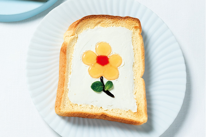 可憐な１輪のお花柄