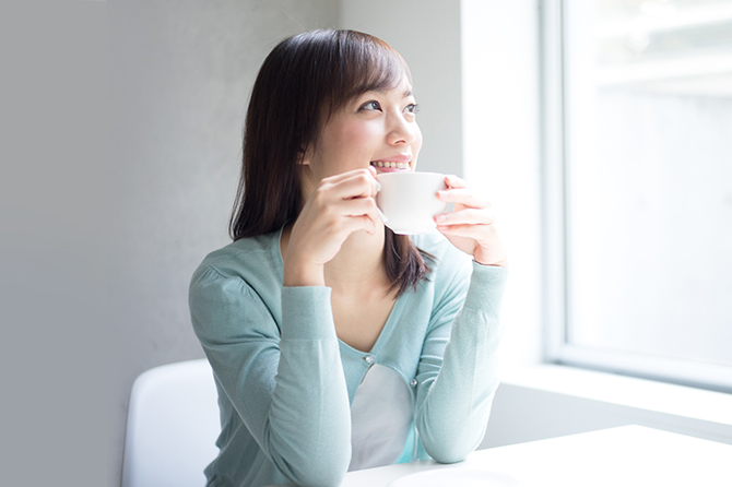 健康によいハトムギ茶に機能性関与成分を配合