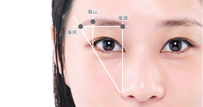 美しい眉のポイント