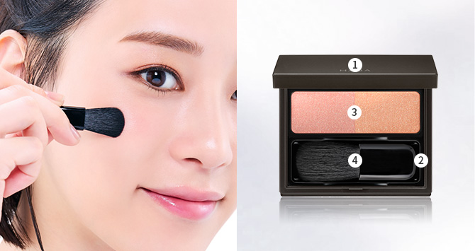 チークカラーパレット