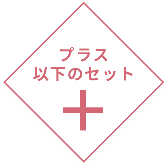 プラス以下のセット