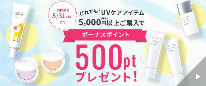 ボーナスポイント500ポイントプレゼント