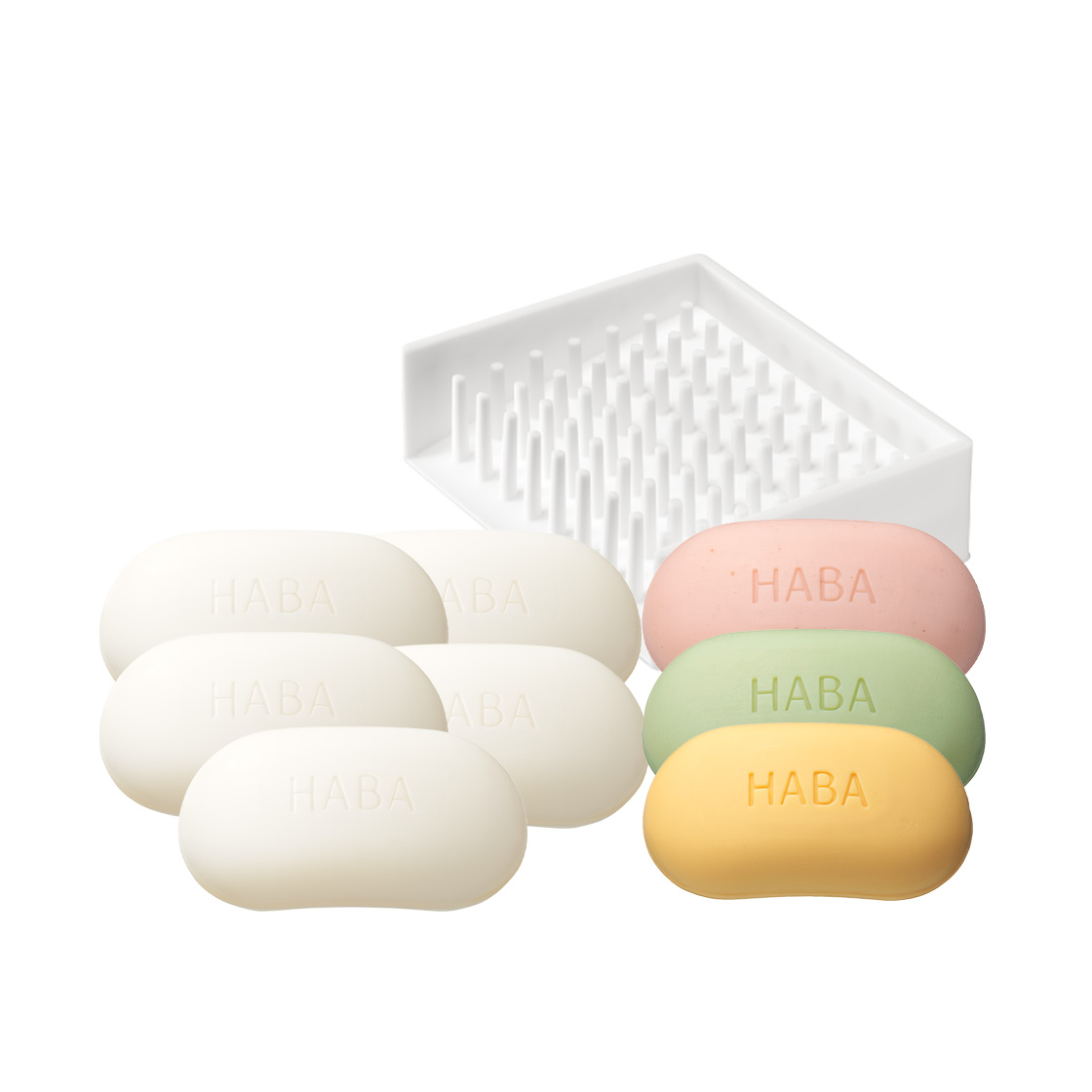 アロマソープ3個＆絹泡石けん5個