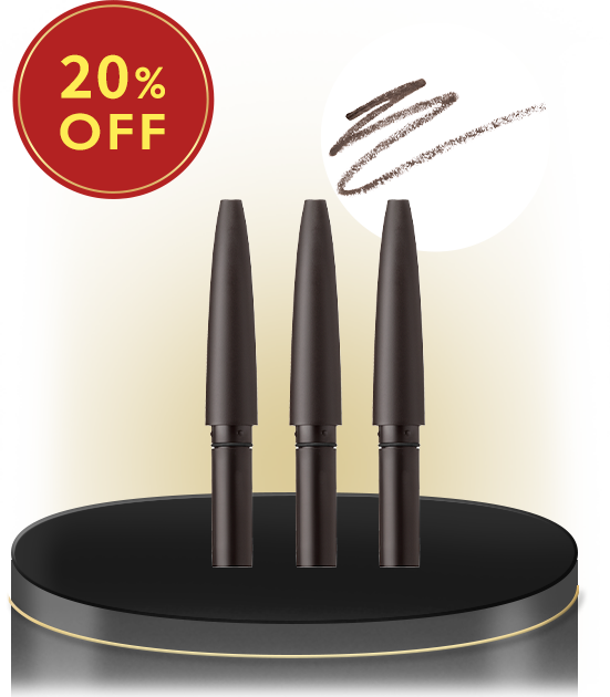 アイブロウペンシル／レフィル3本セット