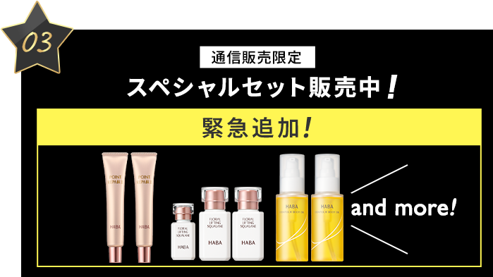 キャンペーン03: ブラックフライデースペシャルセット