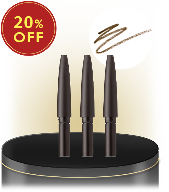 アイブロウペンシル／レフィル3本セット