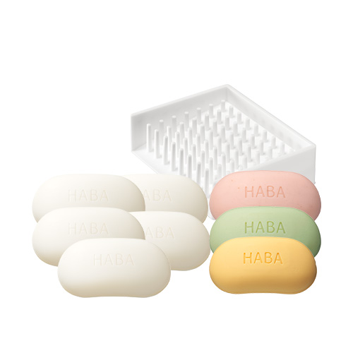 アロマソープ3個＆絹泡石けん5個