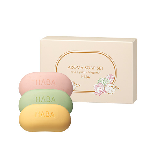 アロマソープセット（ローズ・ゆず・ベルガモット）